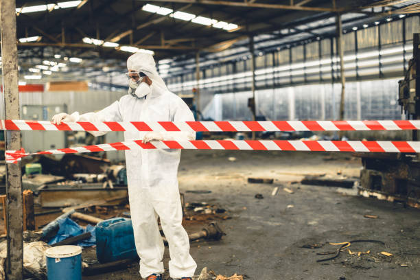 Professional Biohazard technician working in Harrisville, PA